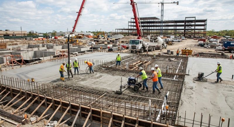 Commercial Slab Installation in Marietta, GA