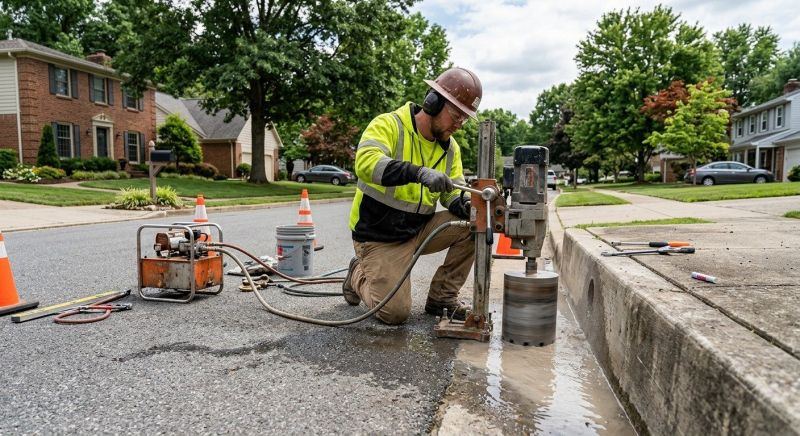 Curb Drilling Service