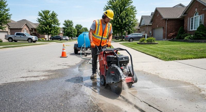 Curb Drilling